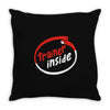 trainer inside Throw Pillow