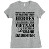 Vietnam Veteran Granddaughter Ladies Fitted T-Shirt