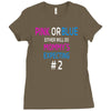 pink or blue mommy is expecting number 2 new Ladies Fitted T-Shirt
