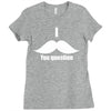 mustache (3) Ladies Fitted T-Shirt