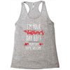 i'm your father's day gift mom says you're welcome, Racerback Tank