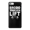 bro do you even lift baseball raglan iPhone 7 Case