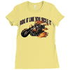 ride it like you stole it Ladies Fitted T-Shirt