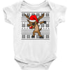 christmas reindeer dabbing Baby Bodysuit
