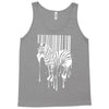 banksy street art zebra bar code Tank Top