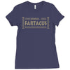 behold fartacus fart humorous Ladies Fitted T-Shirt
