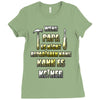 wenn papa wer dann Ladies Fitted T-Shirt