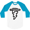 pencil lightning 3/4 Sleeve Shirt