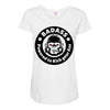 badass bad angry primate 2 Maternity Scoop Neck T-shirt