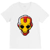 iron skull V-Neck Tee