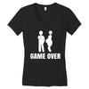 game over Women's V-Neck T-Shirt