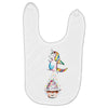 Cute Unicorn and Happy Cupcake Baby Bibs
