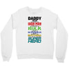 daddy you are my favorite superhero Crewneck Sweatshirt