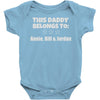 personalised daddy Baby Onesie