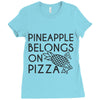 pineapple pizza Ladies Fitted T-Shirt