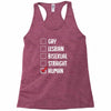 Lgbt Checklist Racerback Tank