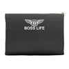 boss life hip hop music rick ross maybach cool dope mens tshirt black Accessory Pouches