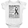diabetes awareness Baby Bodysuit