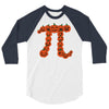 pumpkin pi 3/4 Sleeve Shirt