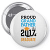 Class of 2017 Proud Grand Father Graduation Pin-back button