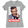 conor mcgregor notorious Ladies Fitted T-Shirt