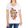true love pizza slice Ladies Curvy T-Shirt