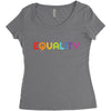 Equality LGBT Women's Triblend Scoop T-shirt