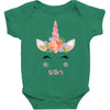birthday unicorn family series sister Baby Bodysuit