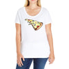 Pizza Slice Ladies Curvy T-Shirt