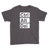 control alt delete Youth Tee