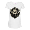 lion head Maternity Scoop Neck T-shirt