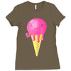octopus icecream Ladies Fitted T-Shirt