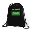 delorean trail Drawstring Bags
