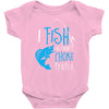 i fish so i don't choke Baby Bodysuit