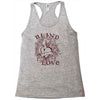 blind love fire heart Racerback Tank
