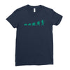 evolution of turtles Ladies Fitted T-Shirt