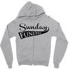 sunday funday Zipper Hoodie