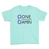 gone gamin logo Youth Tee