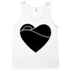 black heart Tank Top