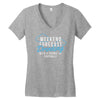 weekend ... drinking .. Women's V-Neck T-Shirt