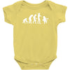 evolution of leprechaun funny irish ireland st patricks day us Baby Bodysuit
