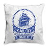 Sailor Life Is Adventure Dare It Throw Pillow