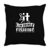 going fishing Throw Pillow