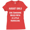 August Girls Ladies Fitted T-Shirt
