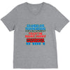 push me around grandpa V-Neck Tee