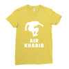 air khabib silhouette Ladies Fitted T-Shirt