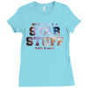 We Are Made of Star Stuff,  Carl Sagan Quote Ladies Fitted T-Shirt