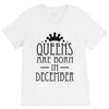 queens are born in december (2) V-Neck Tee