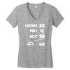 looks feel act 50 Women's V-Neck T-Shirt
