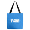 real men make twins Tote Bags